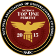 Top 1% Percent Award - National Association of Distinguished Counsel